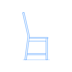 Furniture Side Chairs Ikea Ivar Chair Vinyl Svg File, Free Vectors File